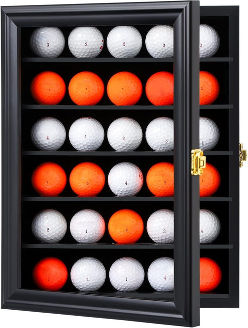 30 Golf Ball Display Case Cabinet Wall,Golf Ball Display Rack,Golf Gift for Golf